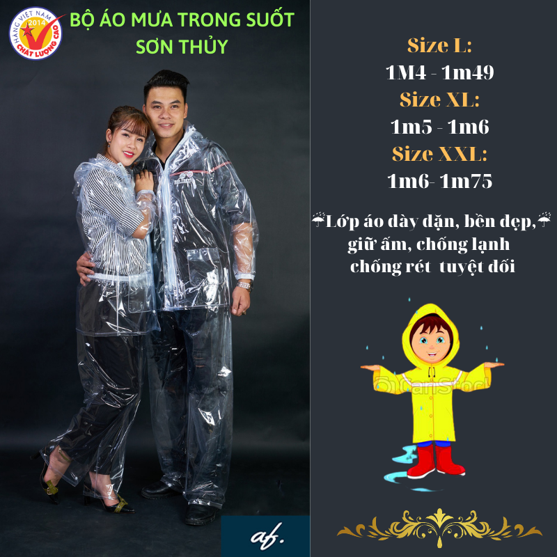 [HCM]Áo mưa đi phượt - Áo mưa bộ trong suốt - Áo mưa bộ tiện lợi - Áo mưa bộ trong suốt - Tìm mua áo