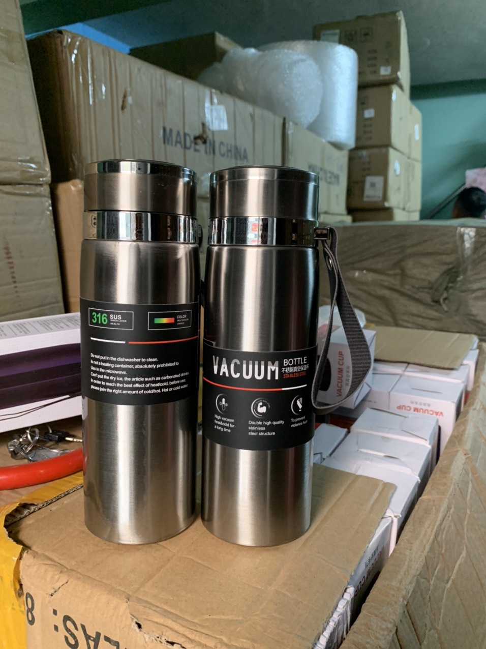 Bình Giữ Nhiệt Bottle Sport 800ml Inox 316 Giữ Nhiệt 8h Nắp Lọc Trà Lõi Thép Chống Gỉ Cao Cấp