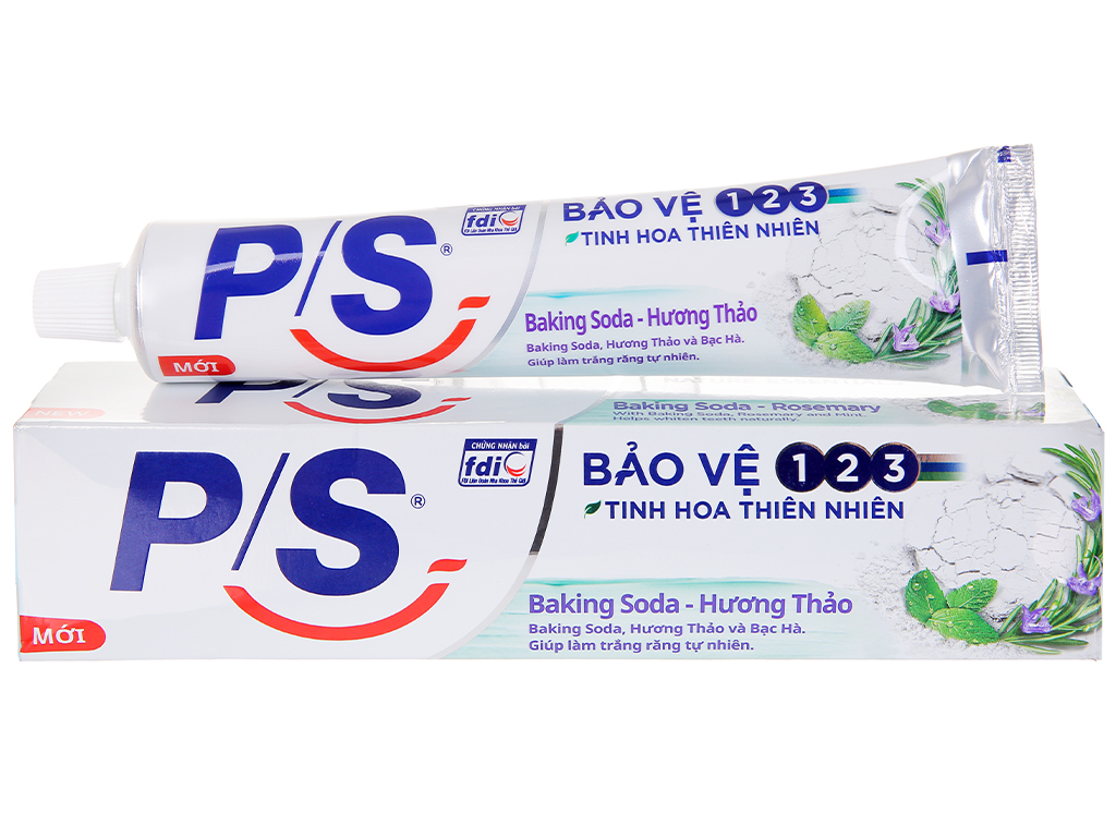 Kem Đánh Răng P/S Baking Soda 30gr Hương Thảo Trắng Răng Thơm Miệng