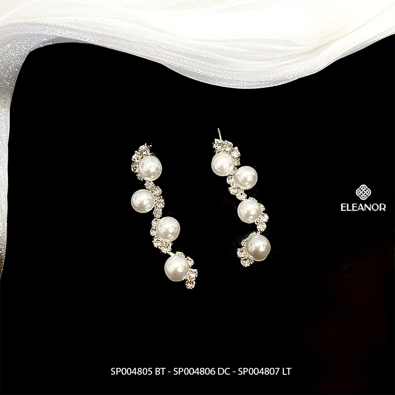 Dây chuyền vòng tay bông tai nữ Eleanor Accessories bộ trang sức ngọc trai nhân tạo phụ kiện trang s