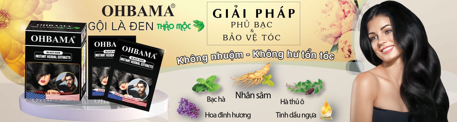 [Hcm]Ohbama Gội Là Đen Thảo Mộc