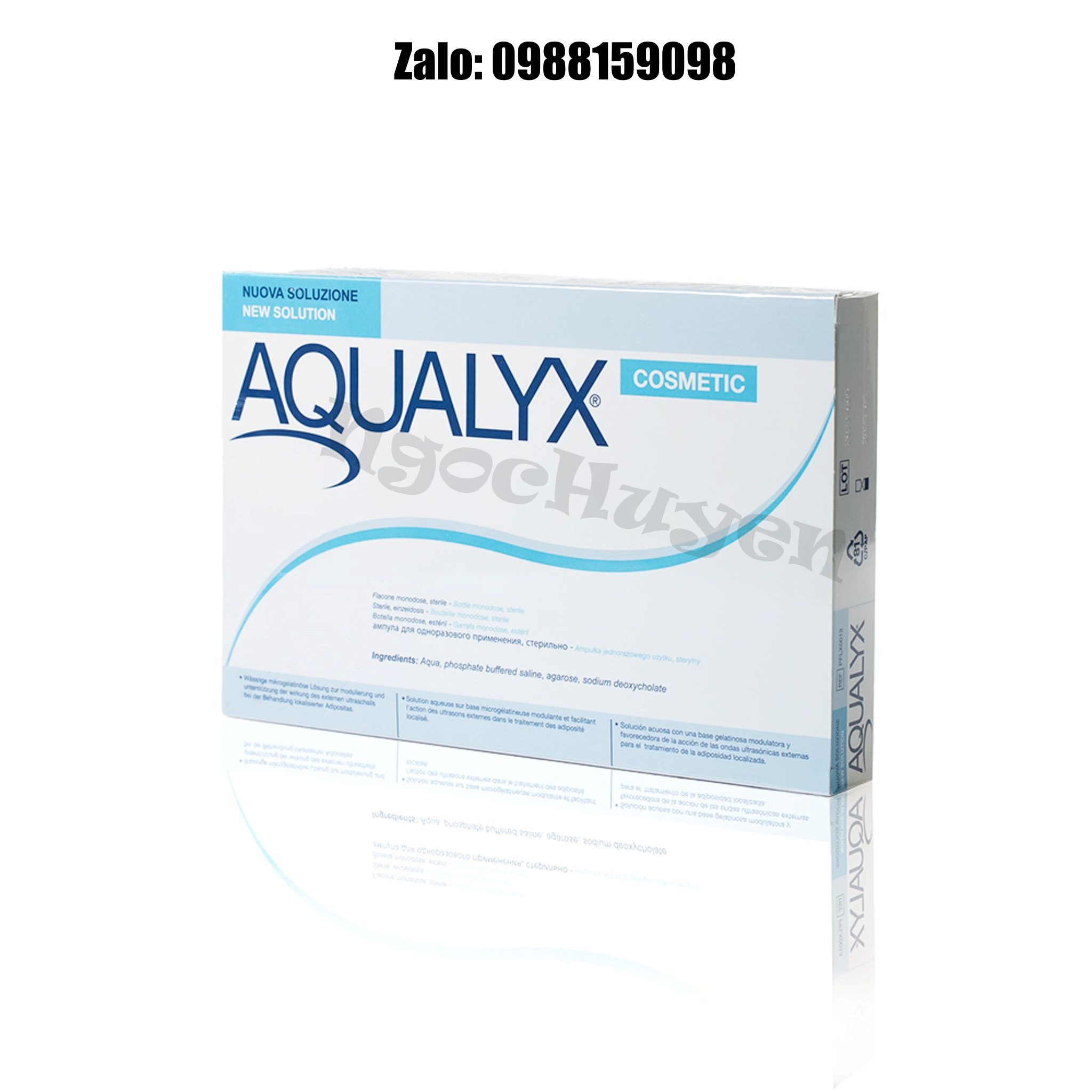 Tan mỡ Giảm béo Aqualyx - 1 hộp 10 lọ