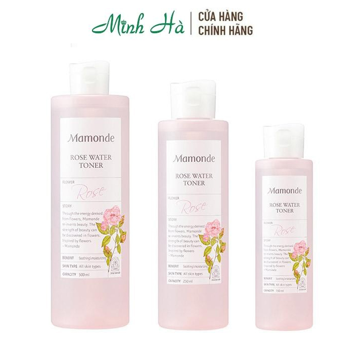 Nước Hoa Hồng Mamonde Rose Water Toner Dành Cho Mọi Loại Da