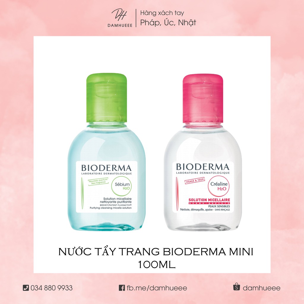 Tẩy Trang Bioderma Loại Bỏ Bụi Bẩn Se Khít Lỗ Chân Lông 100Ml