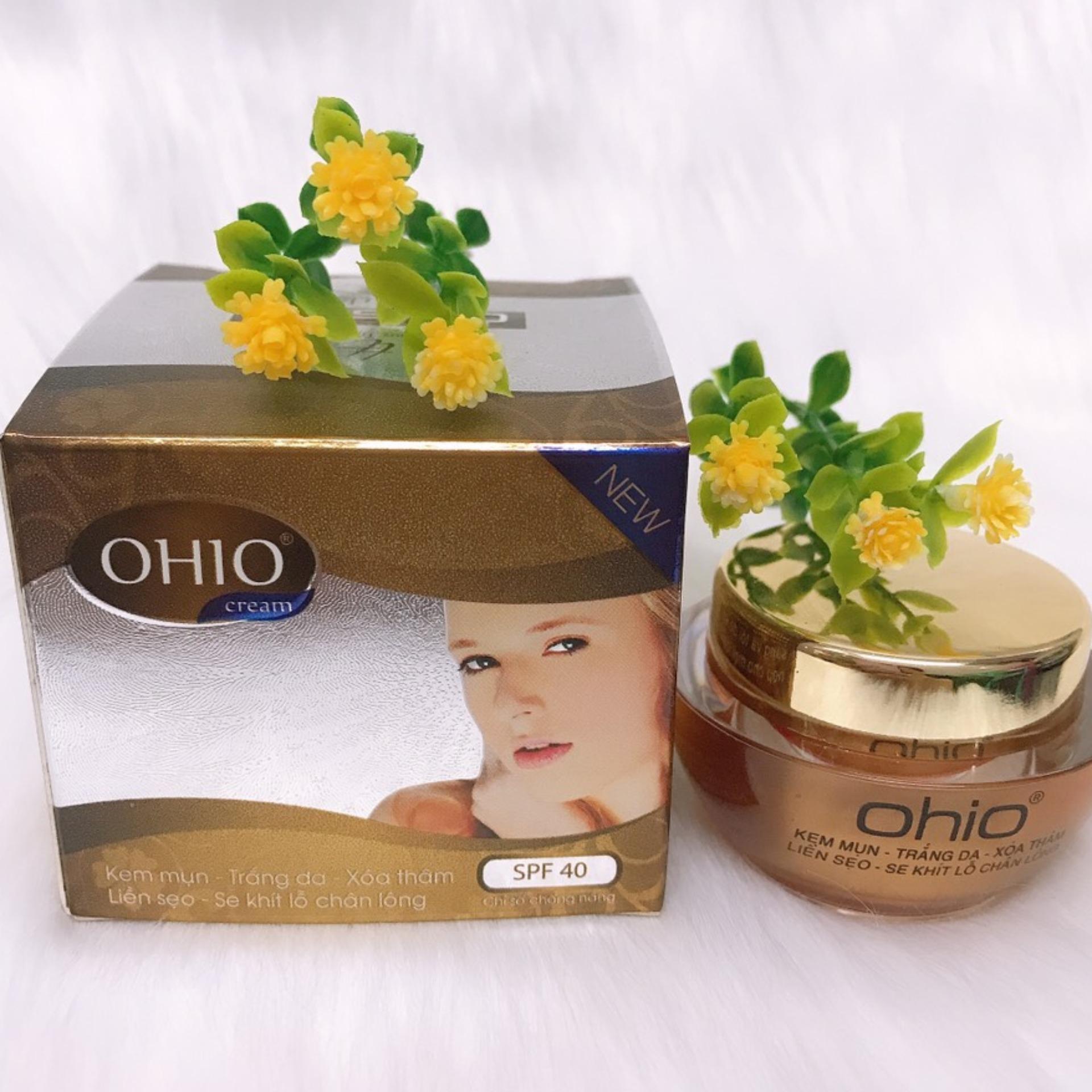 [HCM]Kem Mụn - Trắng Da - Xóa thâm - Liền Sẹo - Se Khít Lỗ Chân Lông OHIO Ốc Sên New Day (20g)
