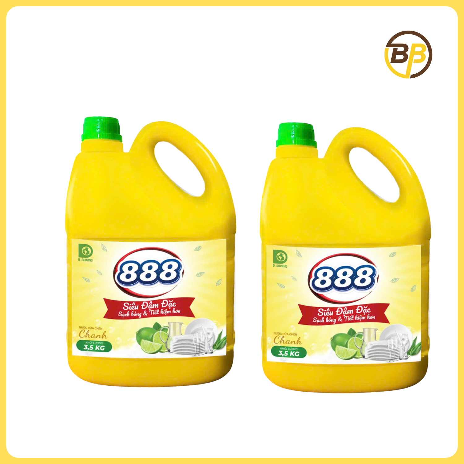 CAN 3.5KG NƯỚC RỬA CHÉN D-CARE CHANH