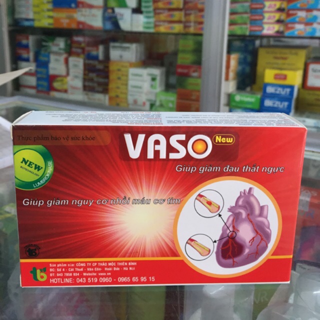 Vaso New - Giúp Giảm Đau Thắt Ngực