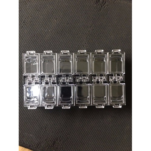 [HCM]Hộp 12 khay đen sản phẩm tốt chuyên bán dụng cụ làm móng chất lượng cao cam kết như hình độ bền cao