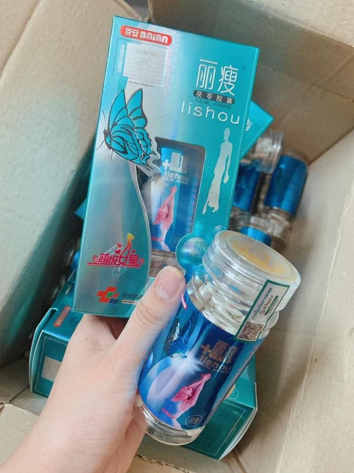 Viên Nang Giảm Cân Lishou Xanh Hộp 40 Viên Thải Độc Đẹp Da Lấy Lại Vóc Dáng Thon Gọn Giảm Cân An Toà