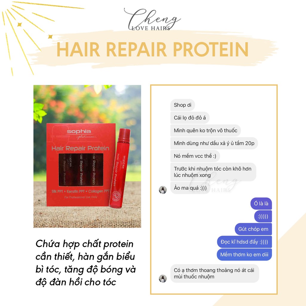 [Chính Hãng] Protein Hq Phục Hồi Tóc Nát Tóc Sun Cực Hiệu Quả