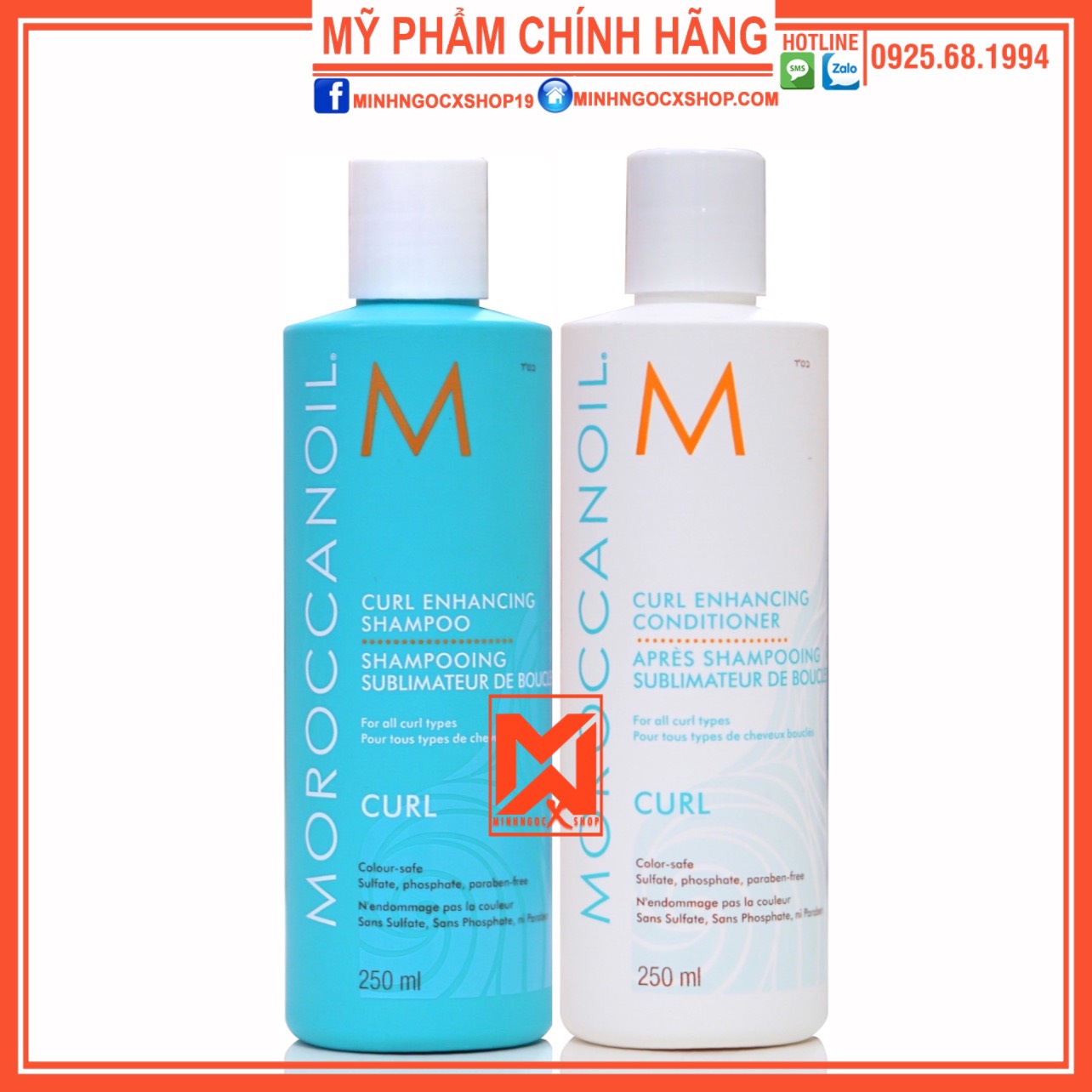 Dầu Gội Xả Tăng Cường Sóng Xoăn Moroccanoil Curl Enhancing 250Ml Chính Hãng