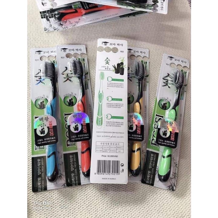 [XẢ KHO] COMBO 5-10  BÀN CHẢI ĐÁNH RĂNG BOSSI BÀN CHẢI THAN TRE BÀN CHẢI THAN HOẠT TÍNH