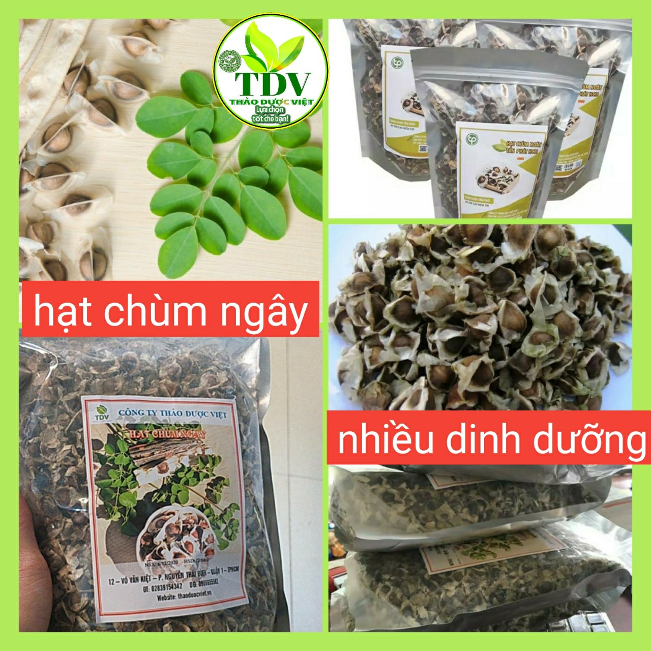 [Hcm]1Kg Hạt Chùm Ngây Sấy Khô