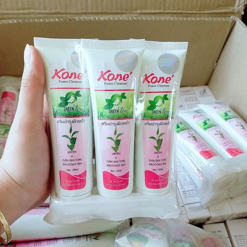 Lốc 6 Chai Sữa Rửa Mặt Kone Nghệ  Trà Xanh Trắng Da Ngựa Mụn  Mờ Thâm Nám Hiệu Quả