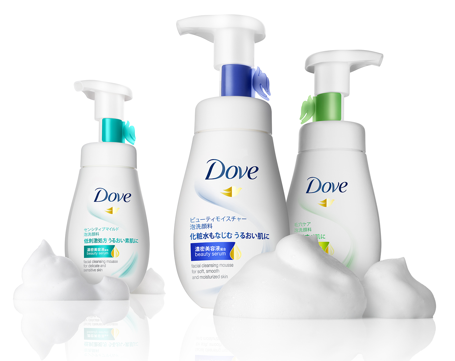 Sữa Rửa Mặt Dạng Bọt Dove Tinh Chất - Serum 160ml