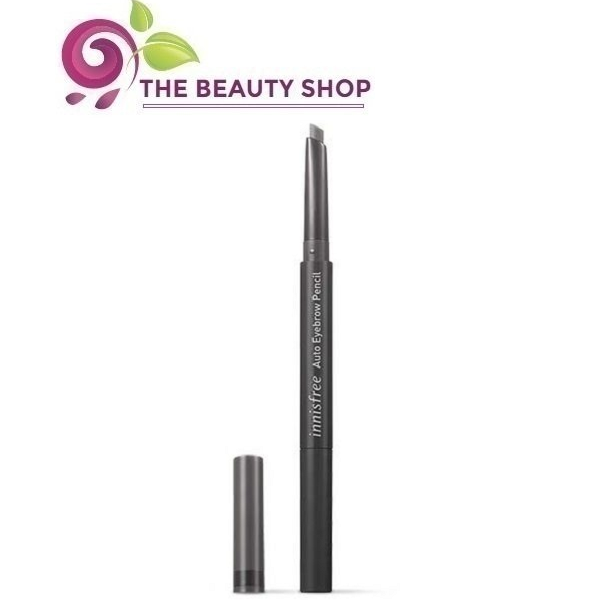 Chì Kẻ Mày Ngang Innisfree Auto Eyebrow Pencil 0.3G - Số 4 Ash Brown (Nâu Khói)