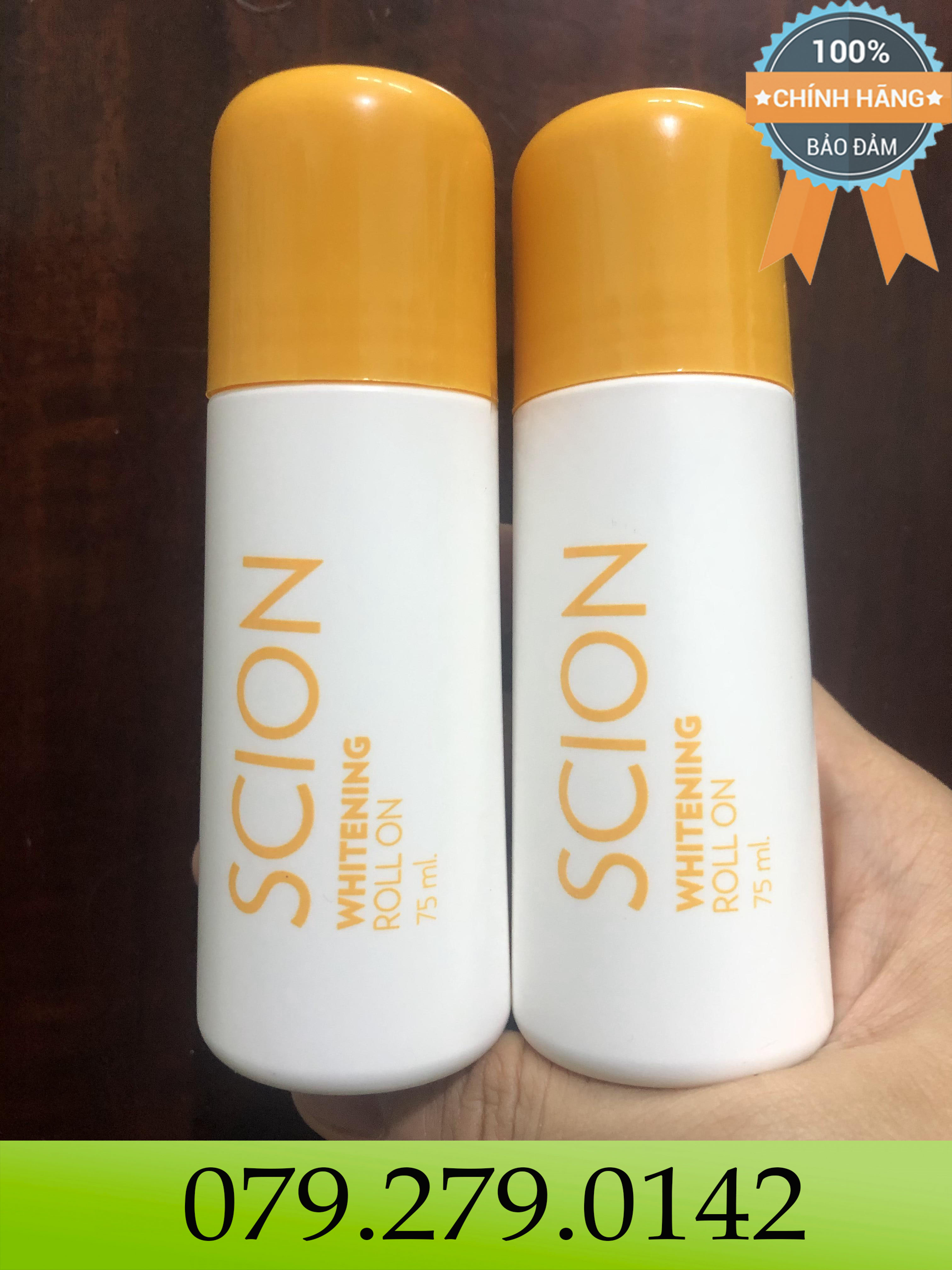 (Phiên Bản Mới) Combo 2 Chai Lăn Khử Mùi Trắng Da Scion Whitening Roll On Nuskin