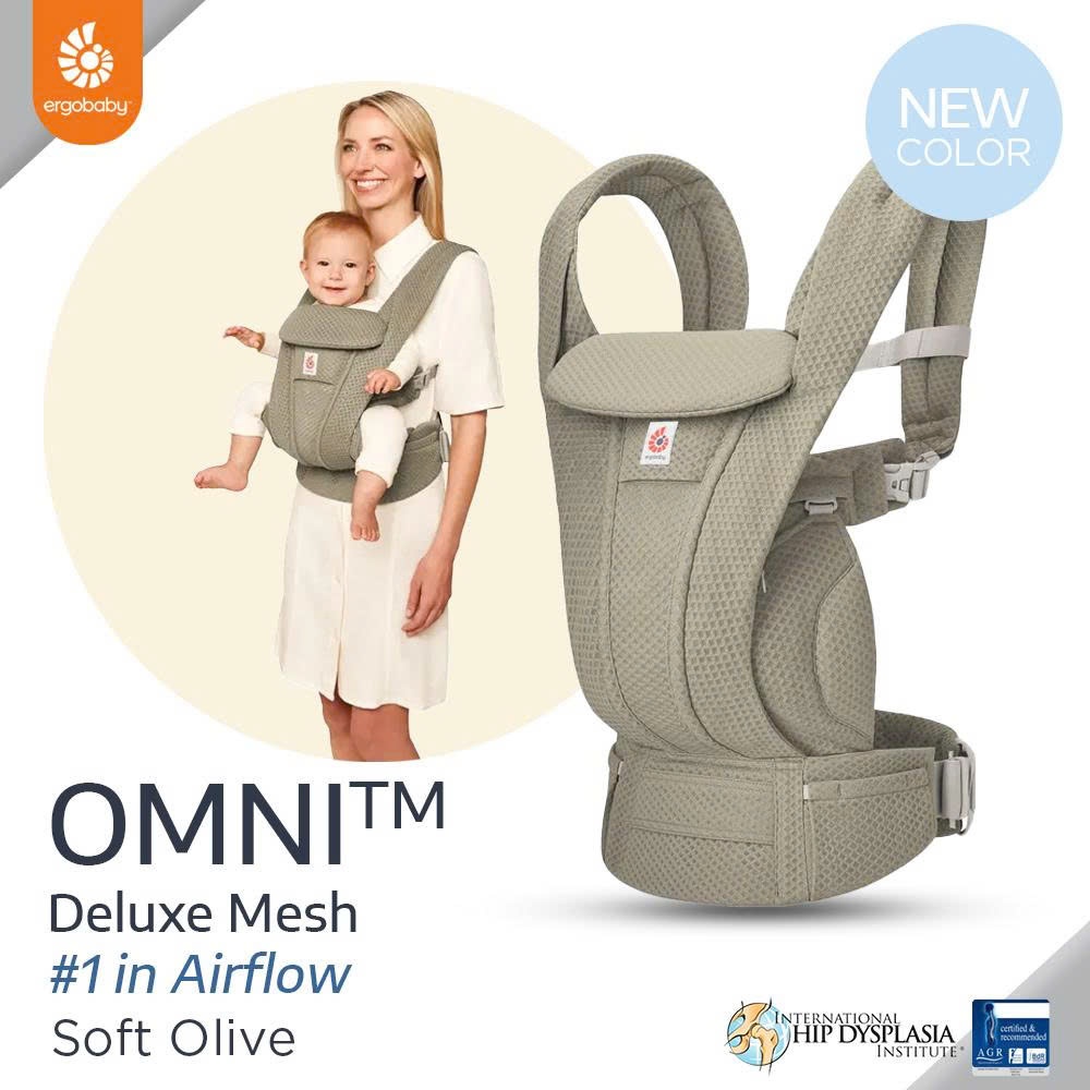 Địu cho bé Ergobaby Omni Deluxe Cotton