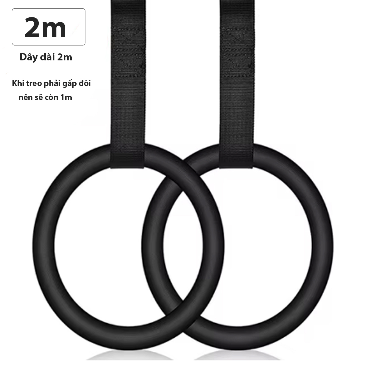 Gymnastic ring đu xà đơn tập dip nam nữ bộ tay cầm treo xà tập calisthenics