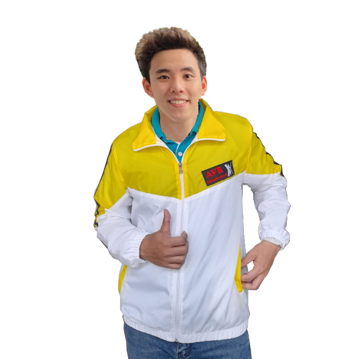 [FreeshipMAX] [HCM]Áo Khoác Dù Nam Phối Màu Không Nón Logo Thiêu AVR