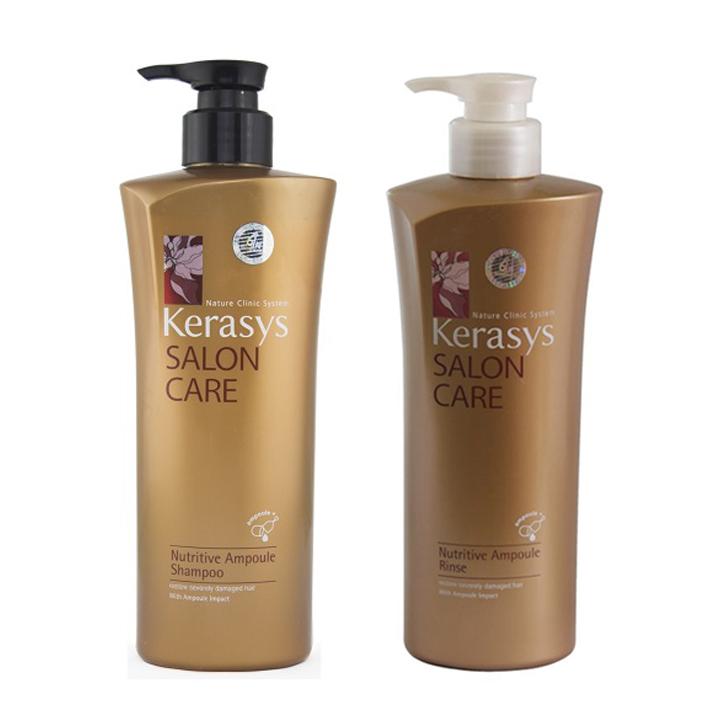 Dầu Gội/Xả Kerasys Salon Care Nutritive Hàn Quốc 600Ml