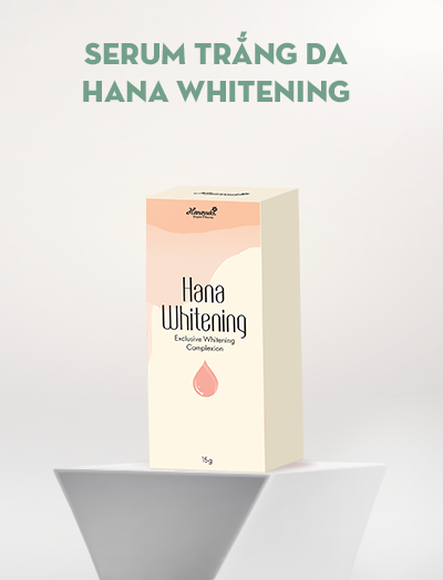 Serum Siêu Dưỡng Trắng Hana Whitening 15G - Thương Hiệu Hanayuki Hàng Chính Hãng 2023 - Dưỡng Trắng Da Se Khít Lỗ Chân Lông Ngăn Ngừa Nếp Nhăn Lão Hóa Sạm Nám Giúp Da Căng Bóng Mịn Màng Tươi Trẻ