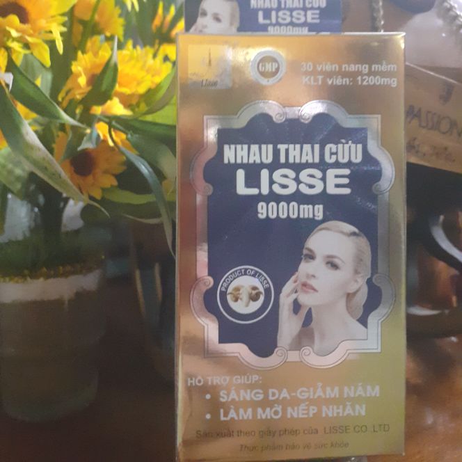 Skin Lisse Viên Uống Nhau Thai Cừu Đẹp Da - Giảm Thâm Nám