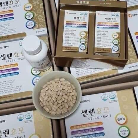 Viên Uống Tăng Cân Hàn Quốc Daewoong Selen Yeast