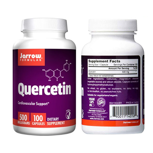 Lọ 100 viên Quercetin hỗ trợ điều trị bệnh Gout hộp 100 viên của Mỹ dùng trong 3 tháng
