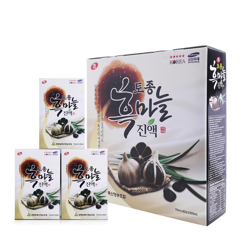 Nước tinh chất tỏi đen Hàn Quốc Cao cấp ( hộp 30 gói x 70ml)