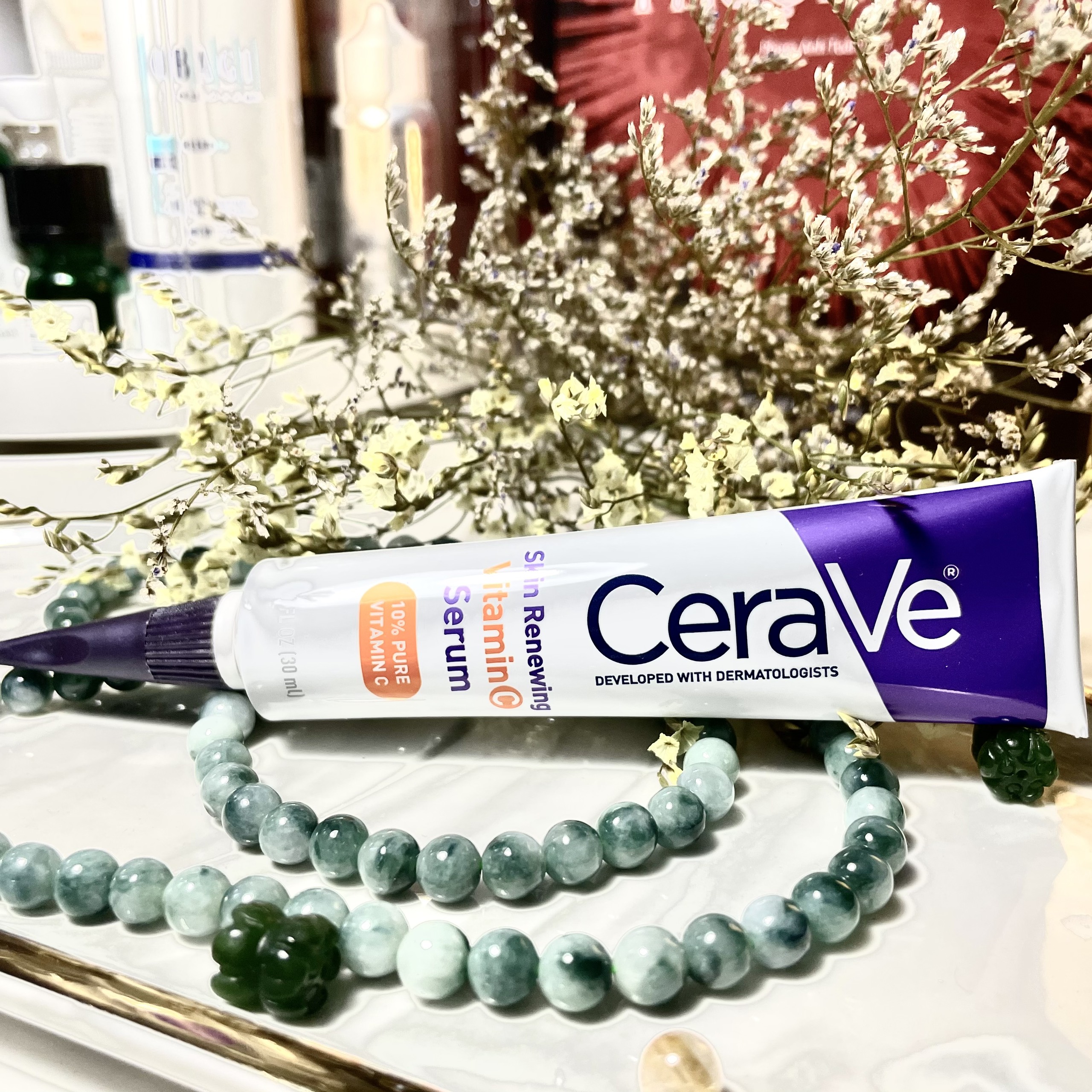 [HCM]Serum sáng da mờ thâm chống lão hóa CeraVe Skin Renewing 10% Vitamin C (30mL)