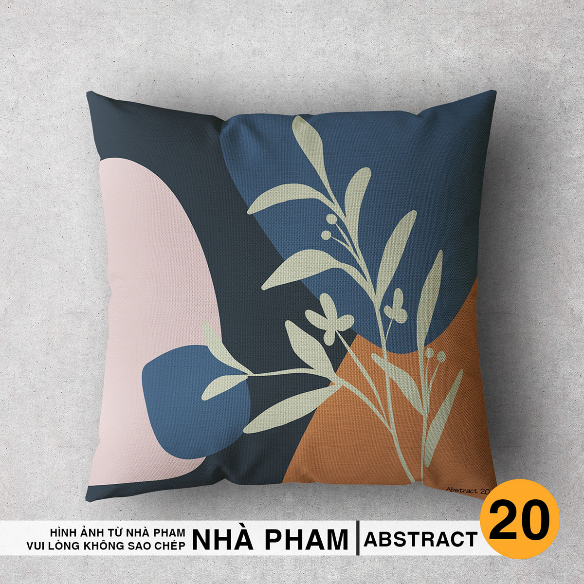 Vỏ Gối Trang Trí Sofa ABSTRACT (No1-No40) (45x45cm)