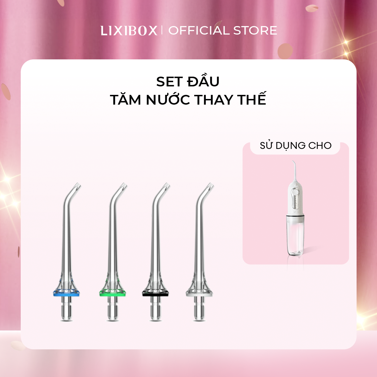 [VC 12% CHÀO TẾT] Bộ Đầu Tăm Nước Thay Thế Halio Irrigator Replacement Jet Tip