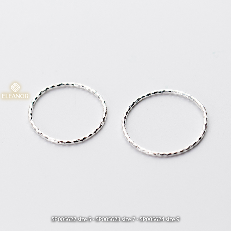 Nhẫn nữ bạc 925 Eleanor Accessories nhẫn kiểu dáng basic phụ kiện trang sức 5622