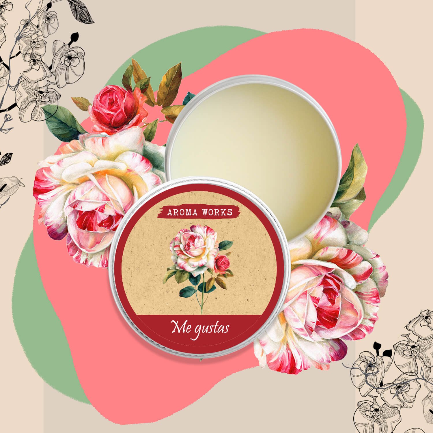 Nước Hoa Khô Aroma Works Solid Perfume 15G - Me Gustas