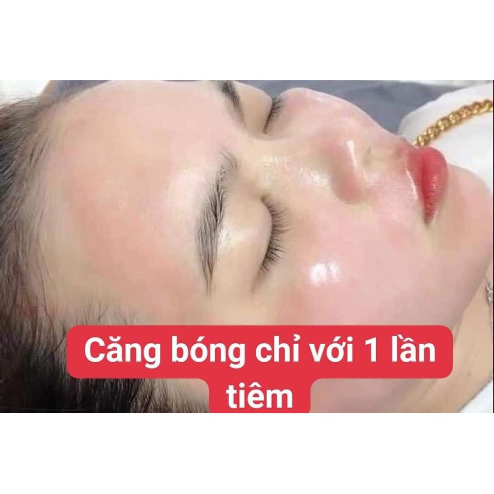 Combo căng bóng trắng da DNA Cá Hồi GTM Gold Cell 8% 3.3ml + Glutathione 1200mg
