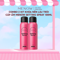 XỊT KHÓA NỀN LÂU TRÔI CẤP ẨM HƠI THỞ SƯƠNG MÙ MENOW SETTING SPRAY 100ml