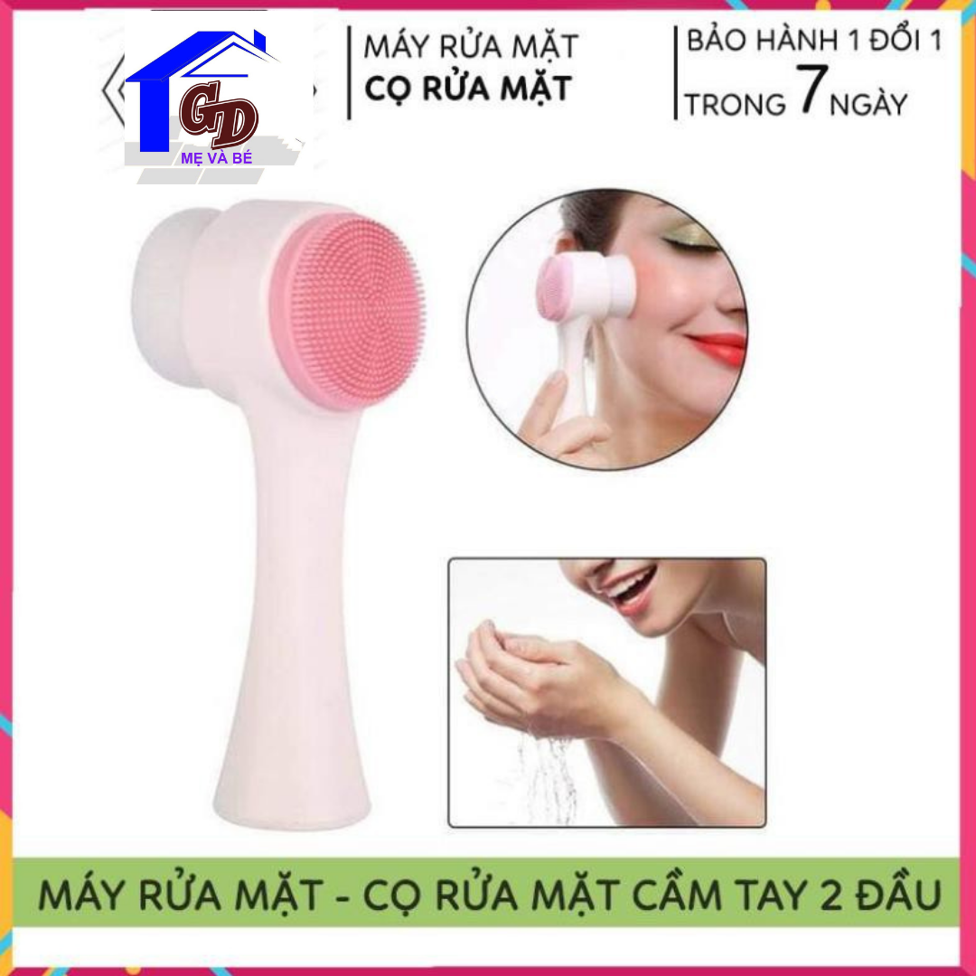 Máy Rửa Mặt Cọ Rửa Mặt 2 Đầu Hàn Quốc Siêu Hót