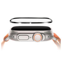 Miếng Dán Cường Lực Màn Hình Viền Titanium Alloy Dành Cho Apple Watch Ultra Kai.N TitanGlass - Hàng Chính Hãng