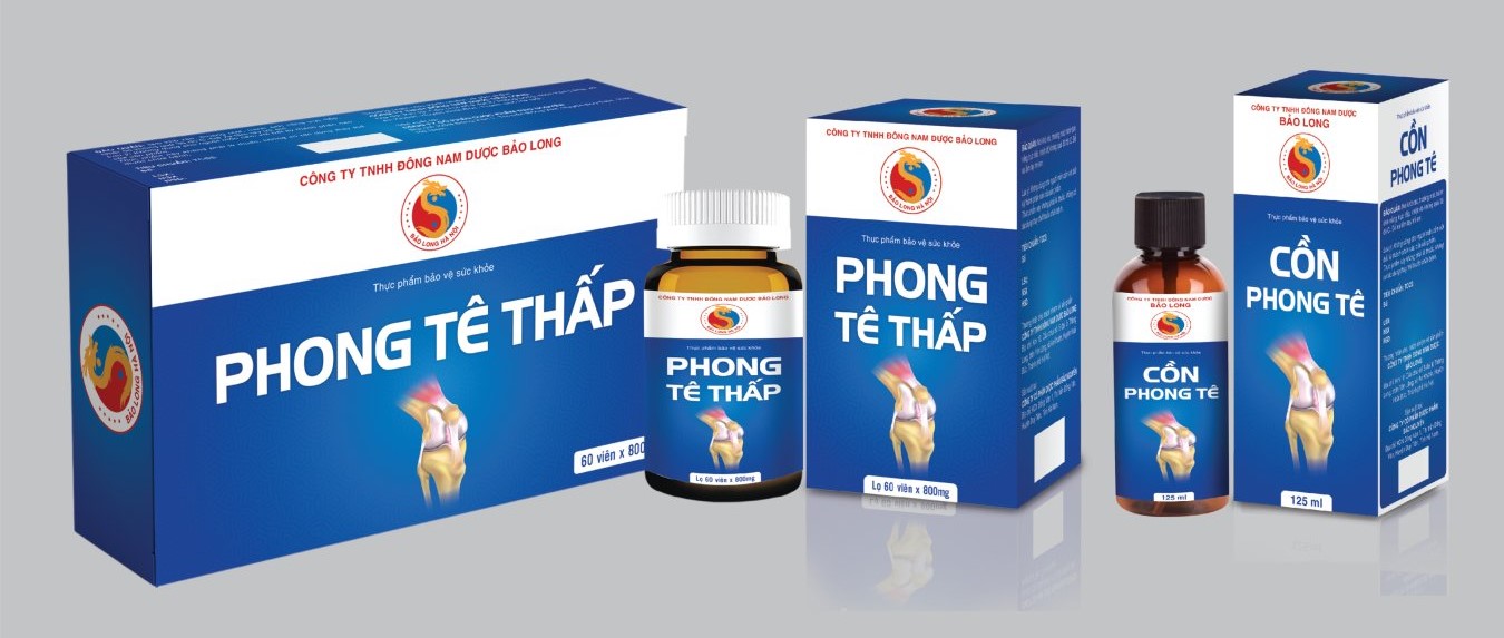 Phong Tê Thấp Bảo Long - Giảm Đau Nhức Cột Sống Xương Khớp Tê Bì Chân Tay Giúp Bổ Cốt Hành Khí Thông Kinh Hoạt Lạc