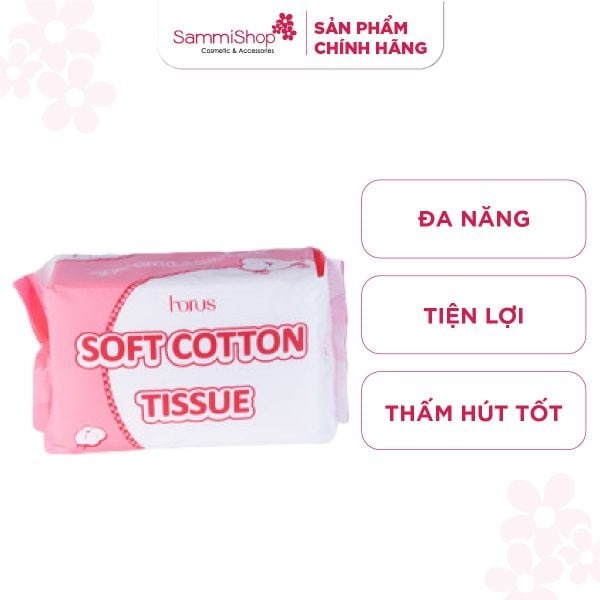 COMBO 5 Horus Khăn khô đa năng Soft Cotton Tissue 80pcs