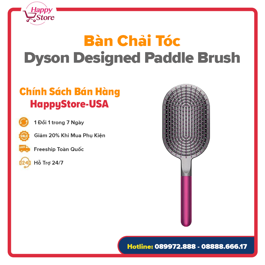 [Phụ Kiện Chính Hãng] Bàn Chải Tóc Dyson Designed Paddle Brush