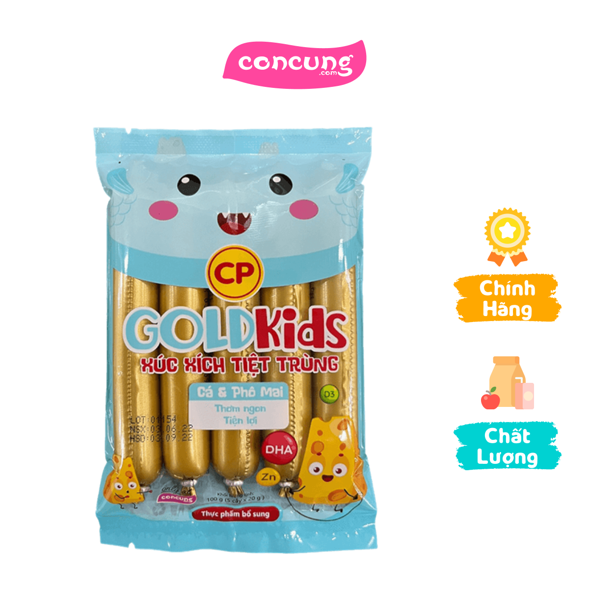 Xúc xích Cá và phô mai