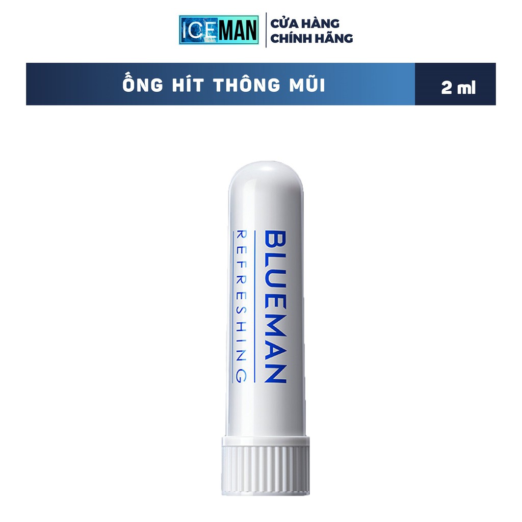 [Hcm]Ống Hít Thông Mũi Bạc Hà Sảng Khoái Blueman 2Ml Zl103