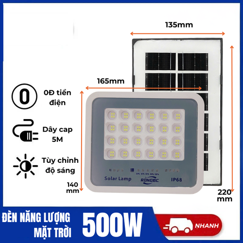 Đèn sân vườn năng lượng mặt trời với điều khiển từ xa IP67 Đèn sân năng lượng mặt trời không thấm nước