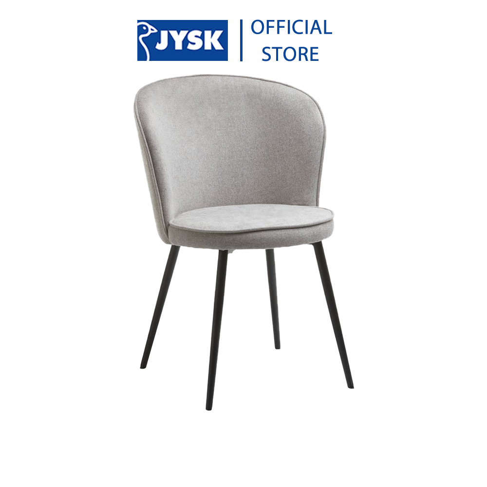 Ghế bàn ăn JYSK Risskov kim loại/polyester nhiều màu R58xS60xC82cm