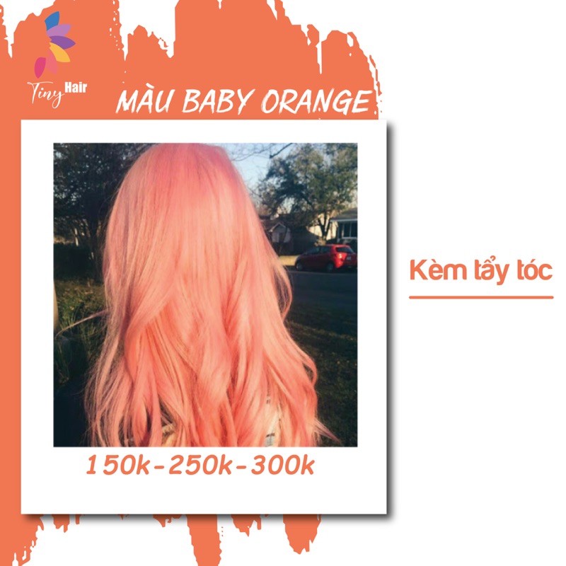 Thuốc Nhuộm Tóc Màu Cam Baby Orange