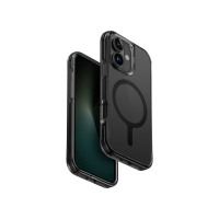 Ốp Lưng trong suốt sạc từ tính UNIQ COMBAT dành cho iPhone 16/ 16 Plus chống ố vàng viền màu máy