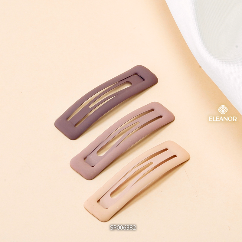 Kẹp tóc nữ Eleanor Accessories kẹp tóc mái nhiều màu basic phụ kiện tóc 6005