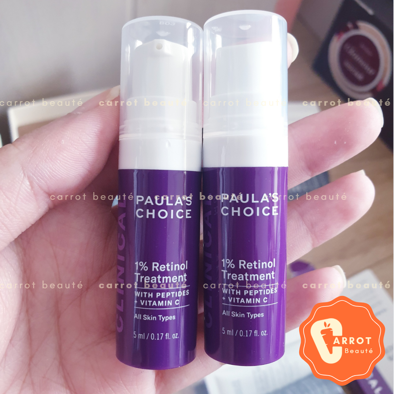 [Trial Size 5Ml] Paula Choice Retinol 1% Kem Dưỡng Chống Lão Hóa Ngăn Ngừa Mụn - Hàng Xách Tay Mỹ